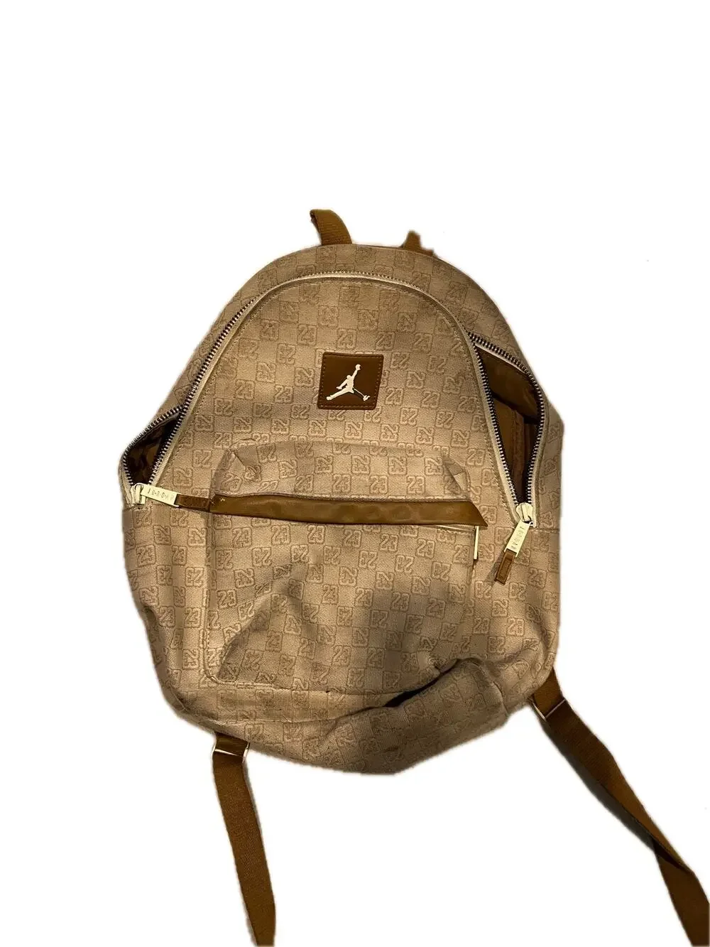 Nike Air Jordan Monogram Backpack Coconut Milk Beige